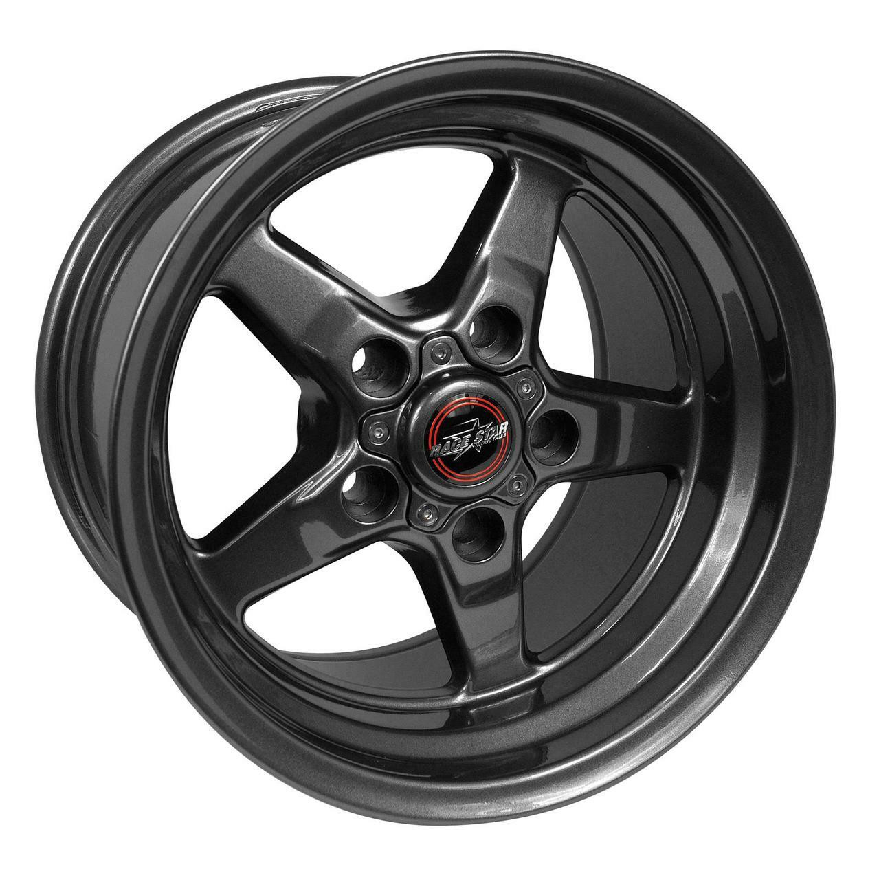 16-22+ Camaro 17x10.5" Rear Metallic Gray Drag Wheel, Race Star