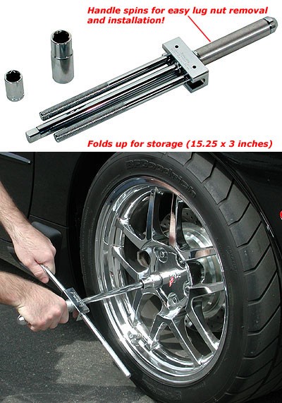 Swivel Handle / Folding Lug Nut Wrench