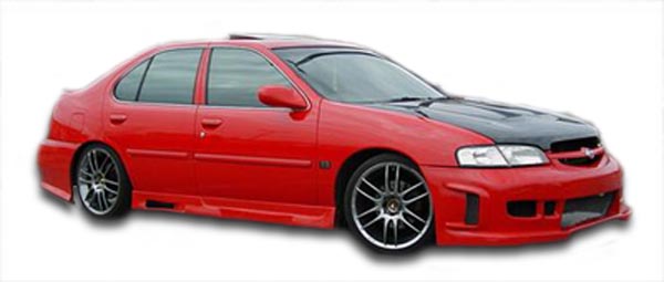1998-2001 Nissan Altima Duraflex Spyder Body Kit - 4 Piece - Includes Spyder Fro