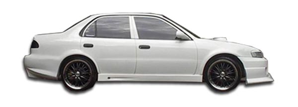 1993-2002 Toyota Corolla Geo Prizm Duraflex Bomber Side Skirts Rocker Panels - 2