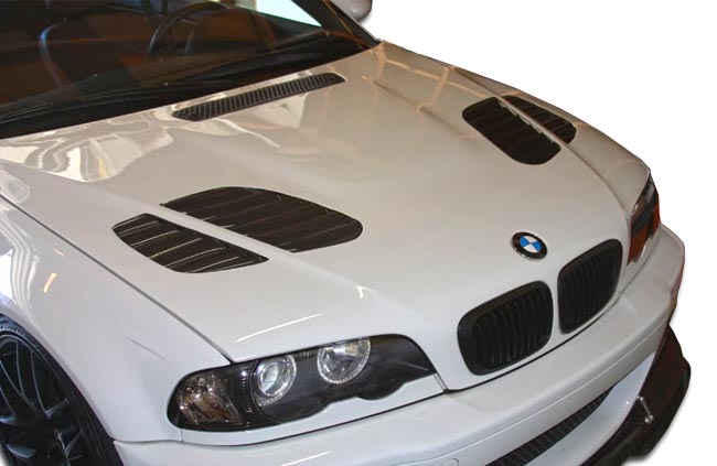 2001-2006 BMW M3 E46 E46 2DR Duraflex GTR Look Hood - 1 Piece