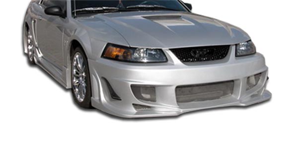 1999-2004 Ford Mustang Duraflex Bomber Body Kit - 4 Piece - Includes Bomber Fron