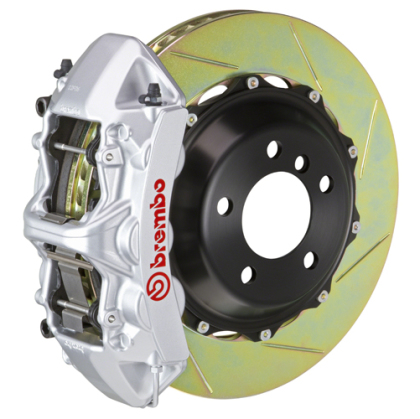 Brembo 20+ Corvette C8/C8 Z51 Front GT BBK 6 Piston Cast 380x32 2pc Rotor Slotte