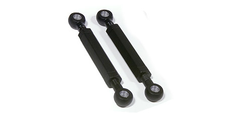 Universal Fitment Custom Adjustable Rods/ Black (pair)