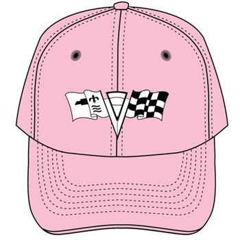 C2 Ladies Pink Corvette Hat  -