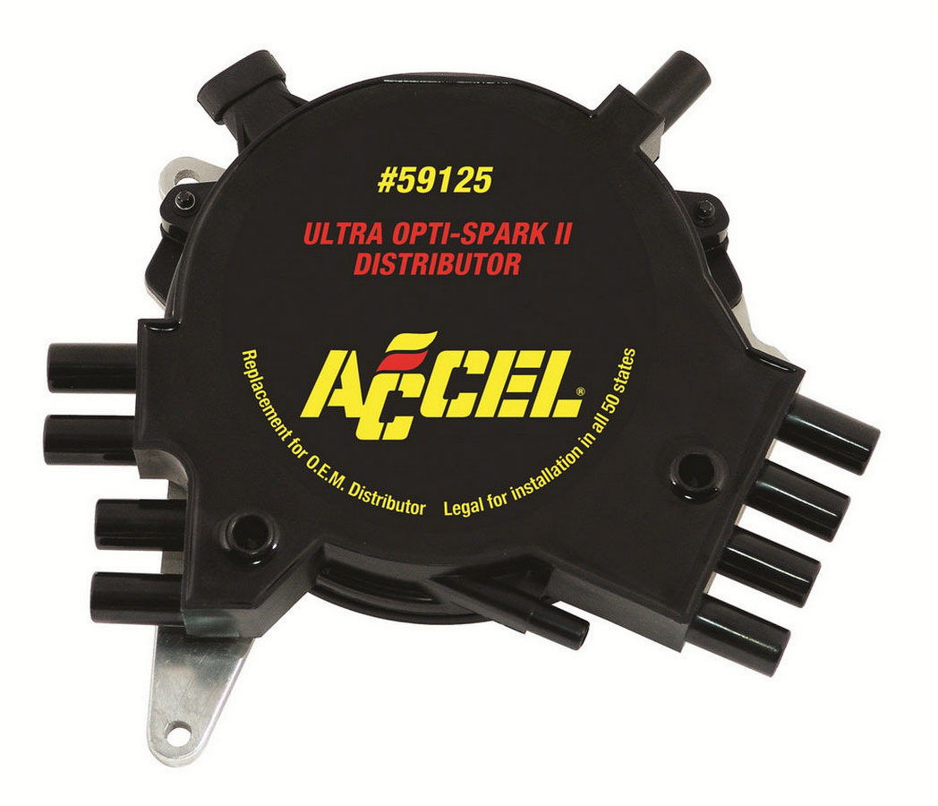 Accell Distributor, Performance Replacement, Optical Trigger, Electronic Advance, Socket Style, Black, LT1 V8 OptiSpa