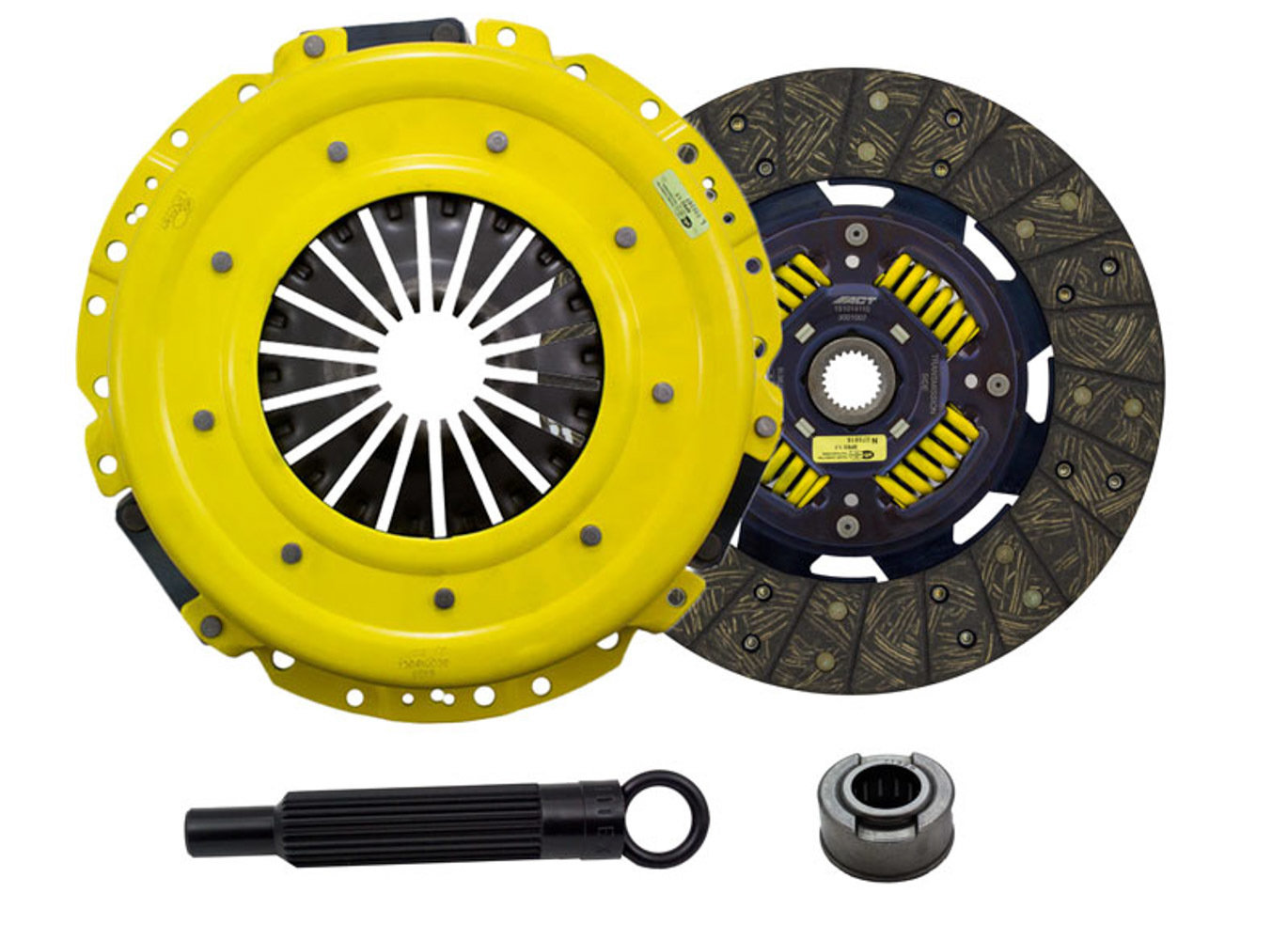 ACT Clutch Kit, Heavy Duty, Single Disc, 11" Dia. 1" x 23 Spline, Sprung Hub, Organic, 5.0 L, Ford Mustang 2011-13