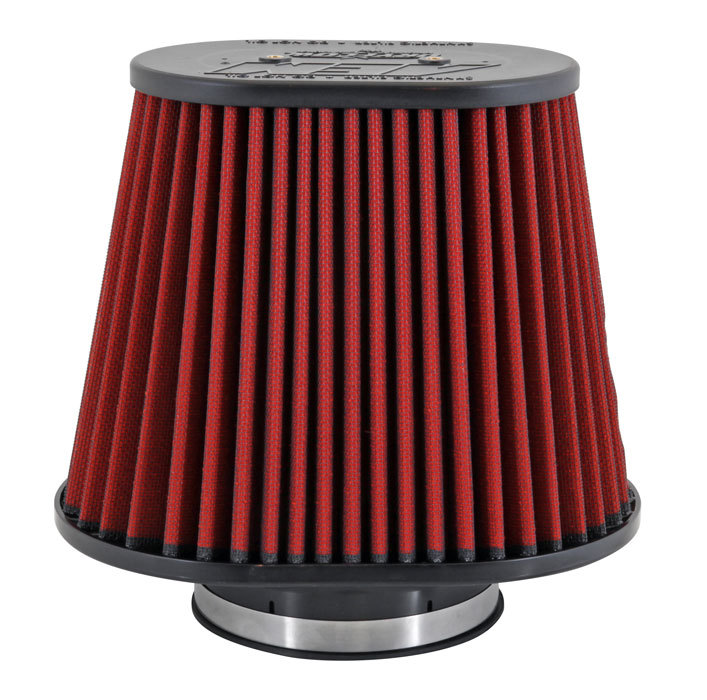 AEM Air Filter Element, DryFlow, Clamp-On, Tapered Oval, 10-1/2 x 8" Base, 7