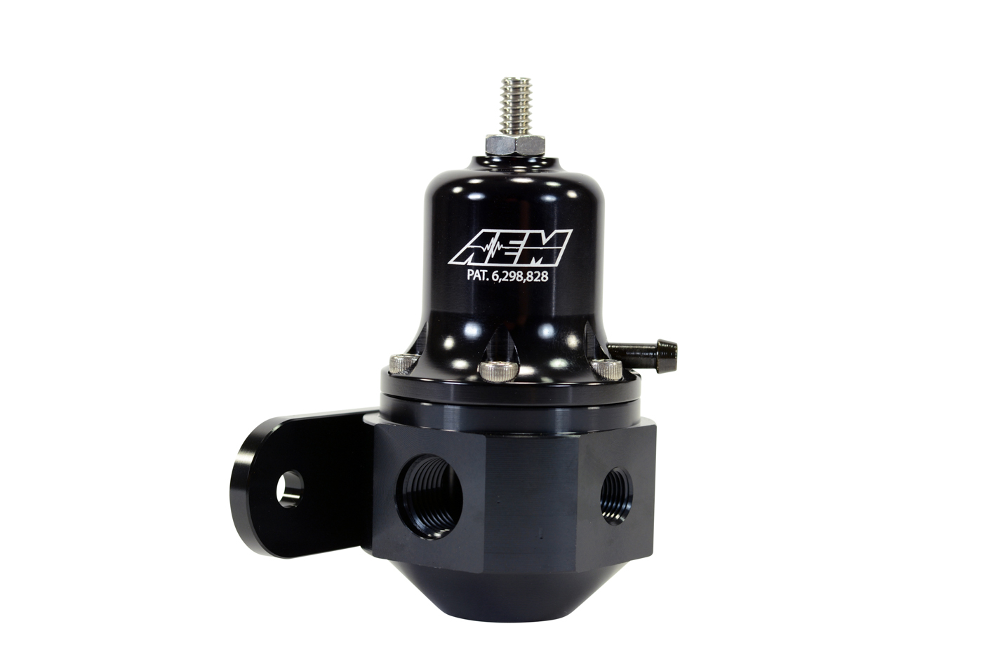 AEM Fuel Pressure Regulator, Adjustable, 40 to 130 psi, 6 AN Female O-Ring I