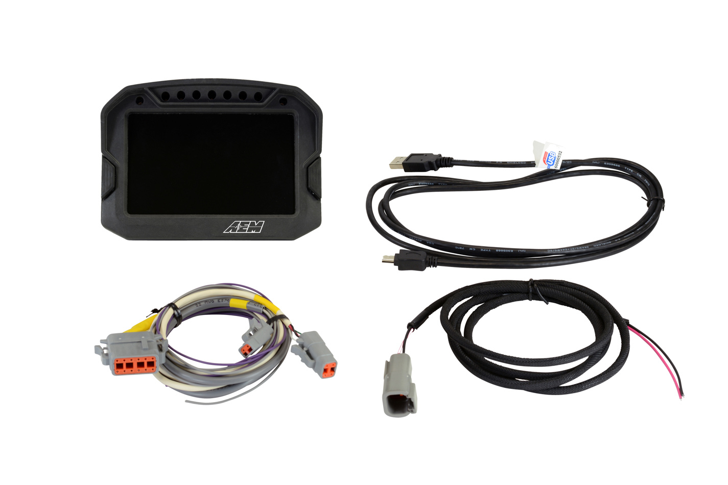 AEM Digital Dash, CD-5 Carbon, DTM Style, Connectors Included, Standard Disp