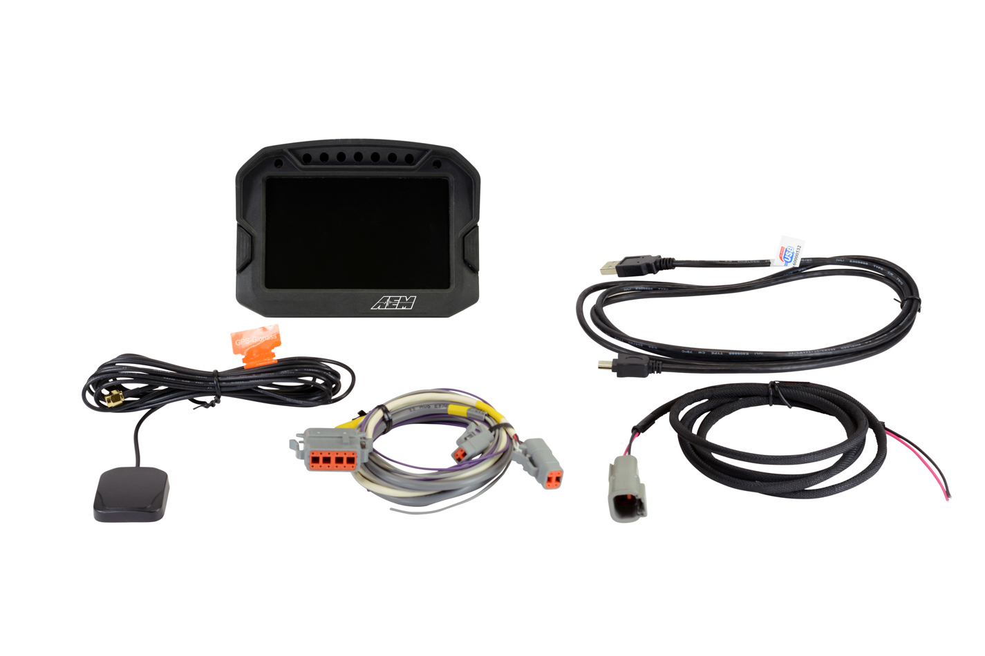AEM Digital Dash, CD-5G Carbon, DTM Style, Connectors Included, GPS Display,