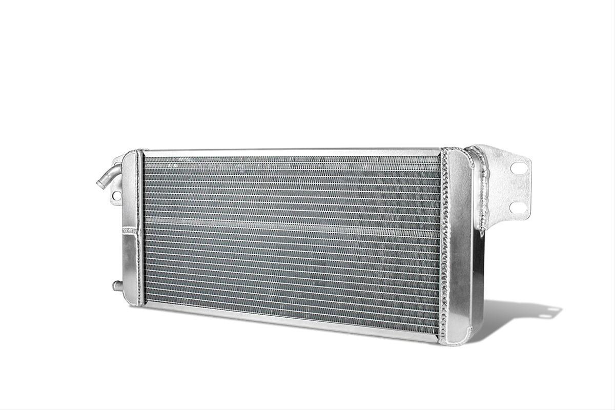 AFCO RACING Heat Exchanger, Intercooler, Fan Included, Dual Pass, Aluminum, Natural, GM LS-Series, Chevy Camaro 2013-18, Each