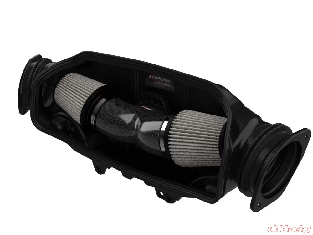 aFe POWER Track Series Carbon Fiber Cold Air Intake System w/ Pro DRY S Filters Chevrolet Corvette C8 V8 6.2L 2020-2023