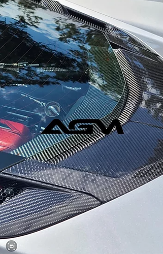 20-23+ C8 Corvette  Carbon Fiber Lower Window Trim, AGMotorsports