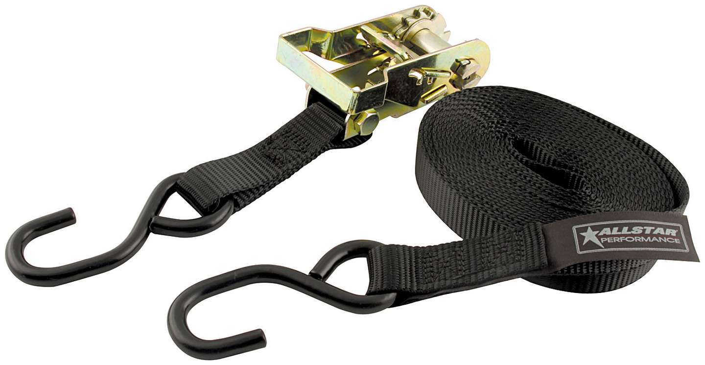 ALLSTAR, Ratchet Tie Down, Heavy Duty, 1 in Wide, 16 ft Long, 1000 lb Capacity,