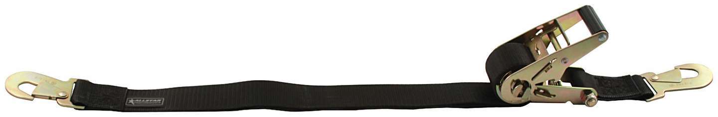 ALLSTAR, Ratchet Tie Down, 2 in Wide, 8 ft Long, 1660 lb Capacity, Flat Snap Hoo
