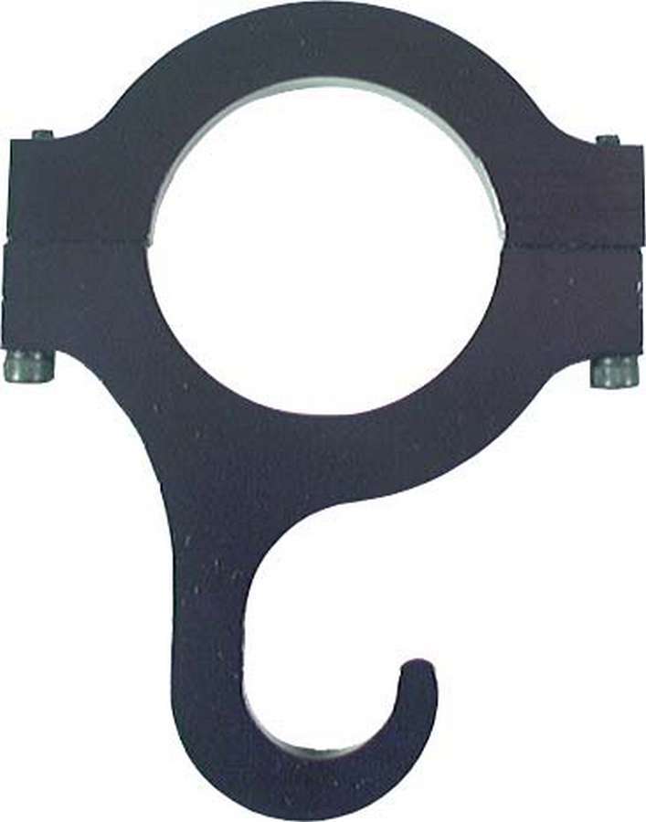 ALLSTAR, Helmet Hook, Clamp-On, Aluminum, Black Anodized, 1-1/2 in OD Tube, Each