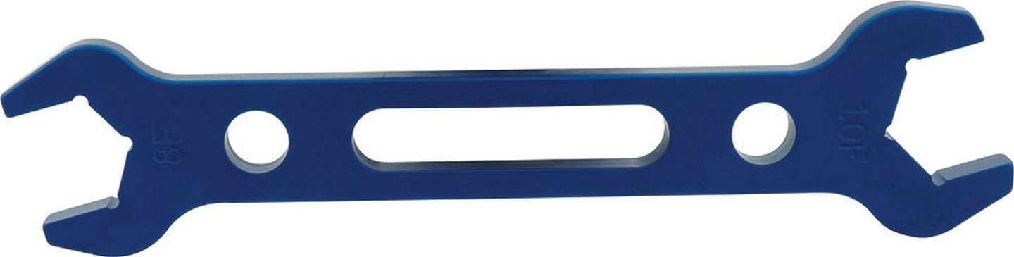 ALLSTAR, AN Wrench, Double-End, 8 AN Nut to 10 AN Socket, Aluminum, Blue Anodize