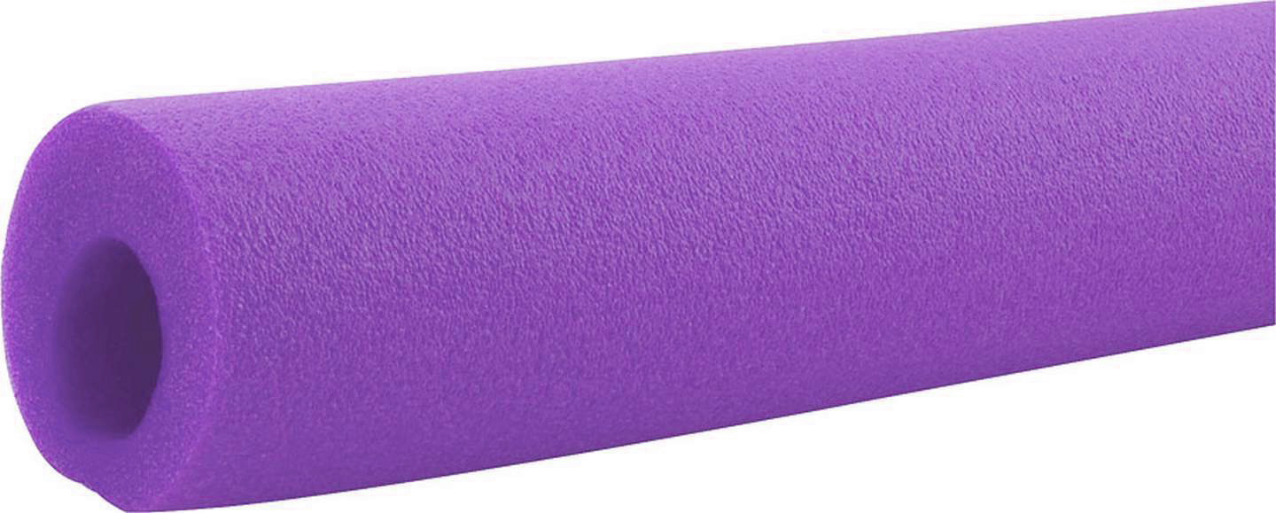 ALLSTAR, Roll Bar Padding, 36 in Long, Foam, Purple, Set of 48