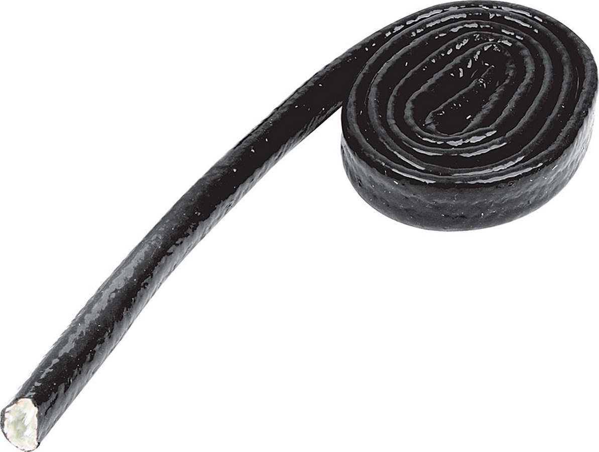 ALLSTAR, Hose and Wire Sleeve, 1/4 in ID, 3 ft, Silicone/Fiberglass, Black, Each