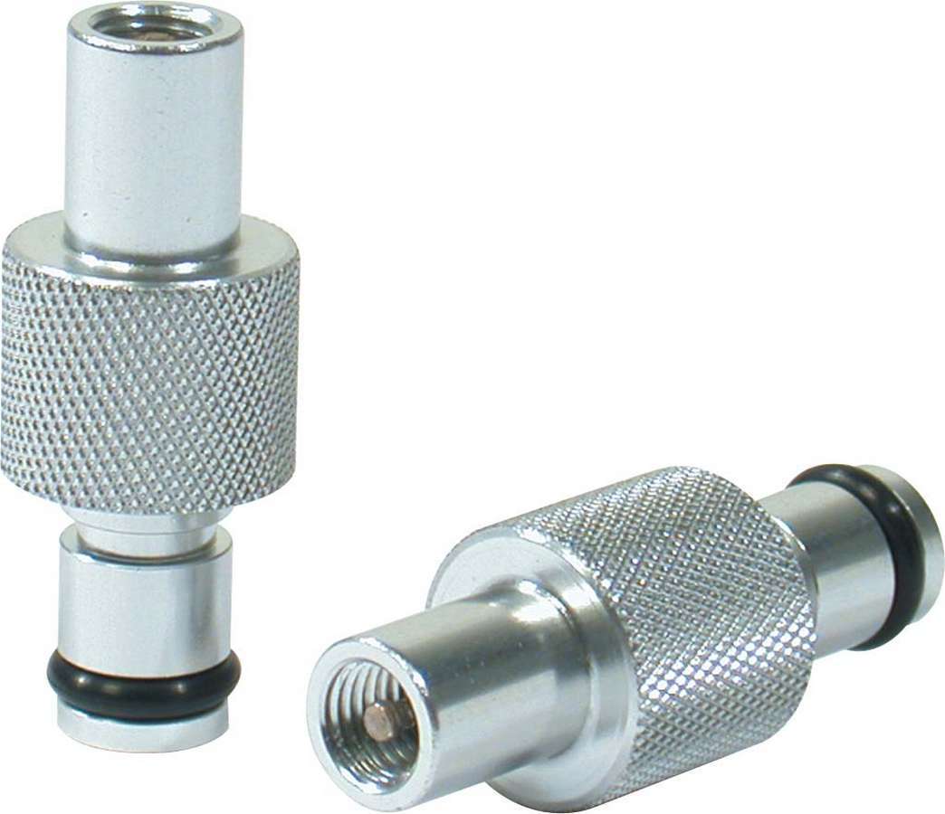 ALLSTAR, Schrader Valve, Aluminum, Natural, Tire Pressure Relief Valve, Pair