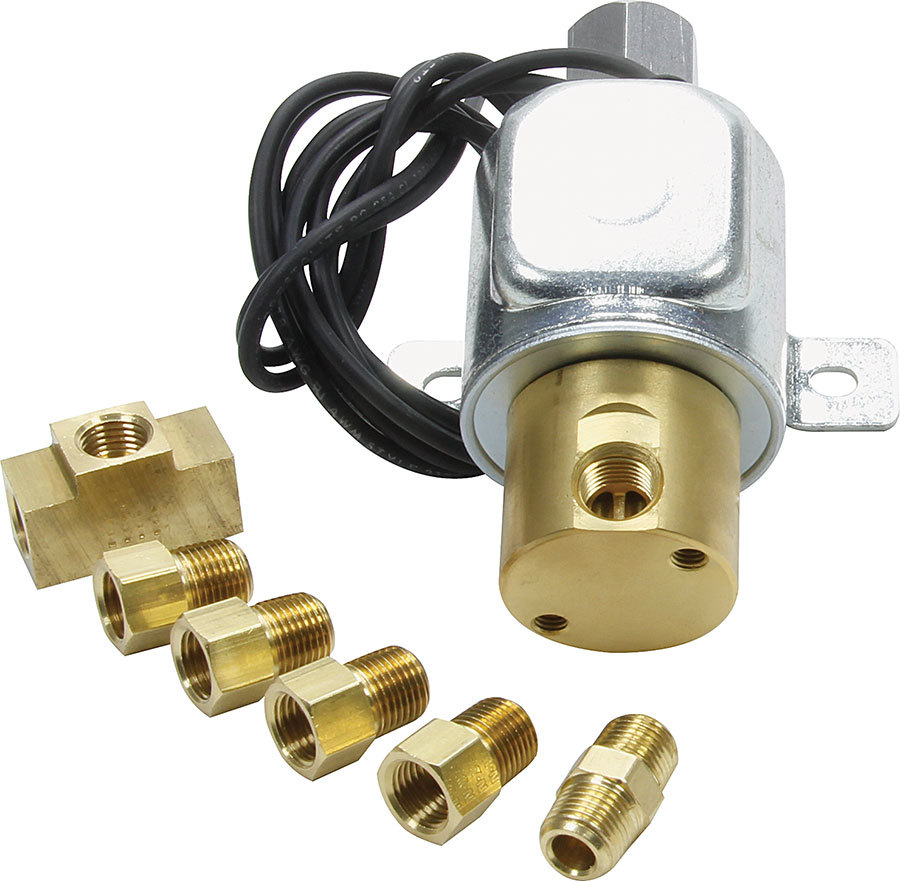 ALLSTAR, Line Lock, 1/8 in NPT Inlet, 1/8 in NPT Outlet, Brake Solenoid/Fittings