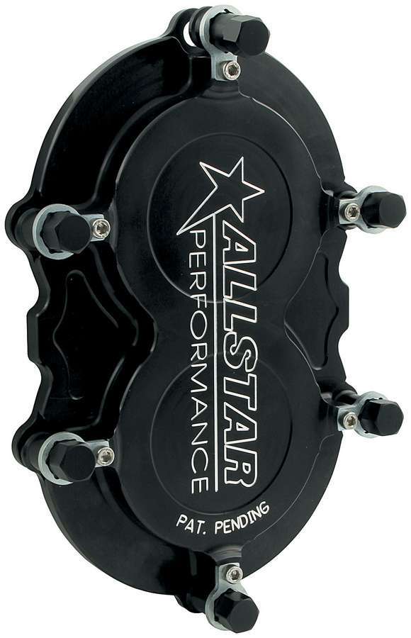 ALLSTAR PERFORMANCE Gear Cover, 10-Bolt, Ball Bearings, Aluminum, Black Anodize, Bulldog Quick Change, Kit
