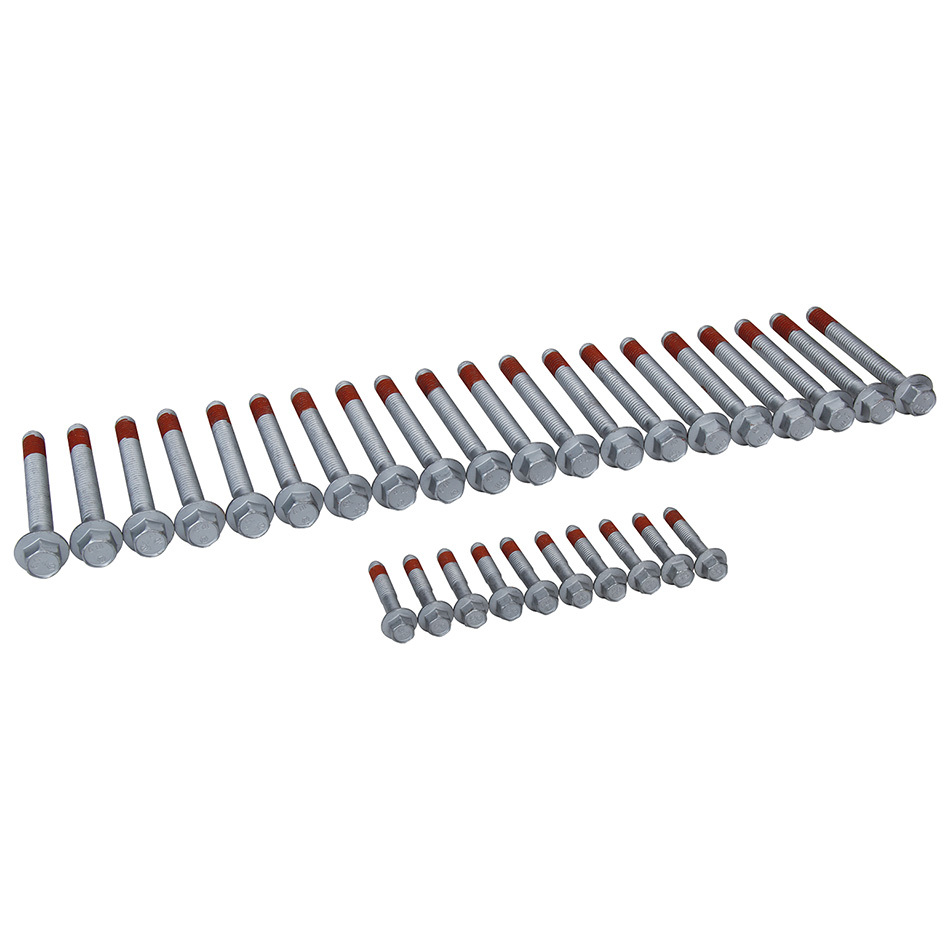 ALLSTAR, Cylinder Head Bolt Kit, Hex Head, Steel, Zinc Oxide, GM LS-Series, Kit