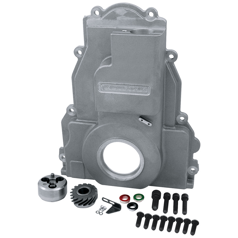 ALLSTAR, Timing Cover, Conversion, 1 Piece, Aluminum, Natural, Small Block Ford