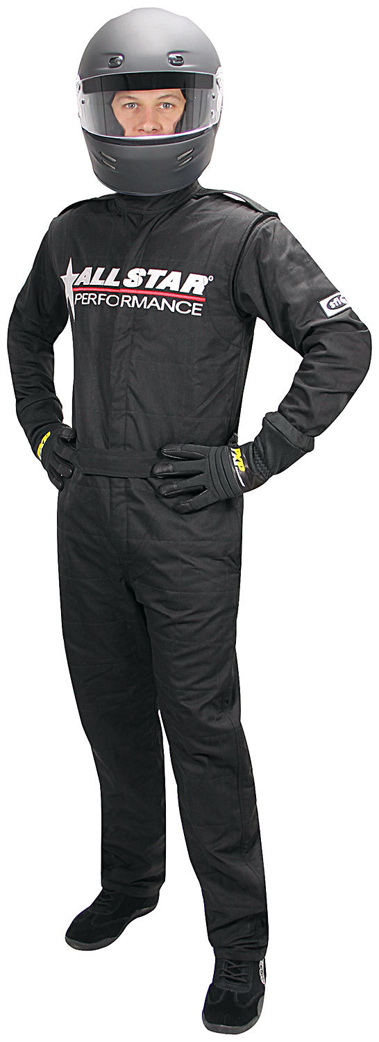 ALLSTAR, Suit, Driving, 1 Piece, SFI 3.2A/5, Double Layer, Side Pockets, Black N