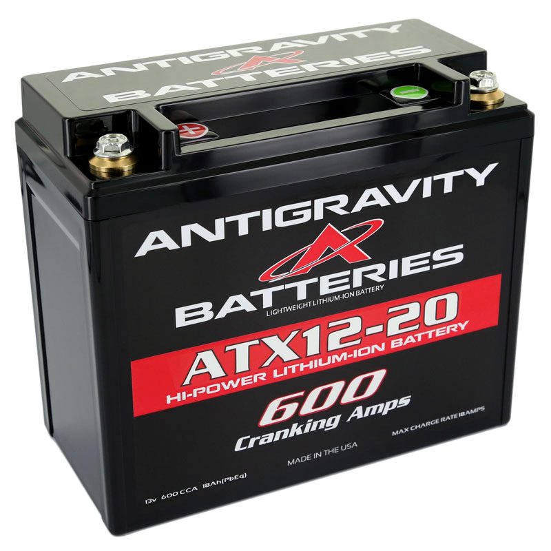 Antigravity Batteries, Battery, OEM Size Lithium, Lithium-ion, 12V, 600 Cranking Amp, Threaded Terminals, Top Terminals, 5.
