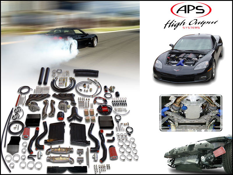 APS C6 Corvette Twin Turbo Kit