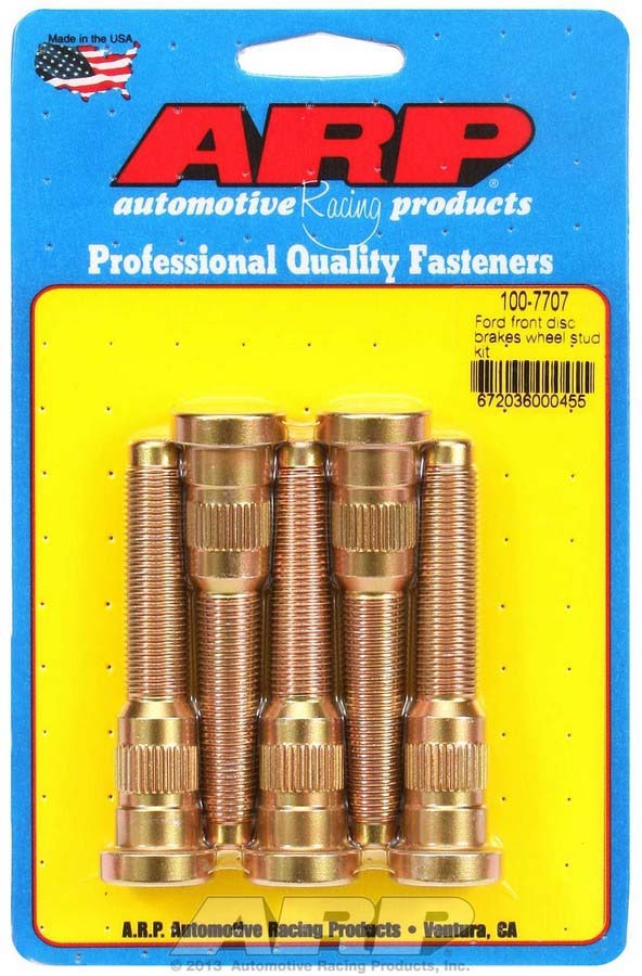 ARP 100-7707 Wheel Stud Kit - 1/2-20 3.050/.618 Knurl (5)