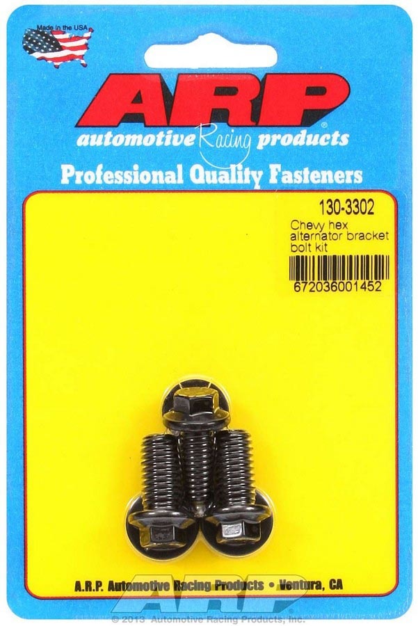 ARP 130-3302 GM Alternator Bracket Bolt Kit - 6pt.