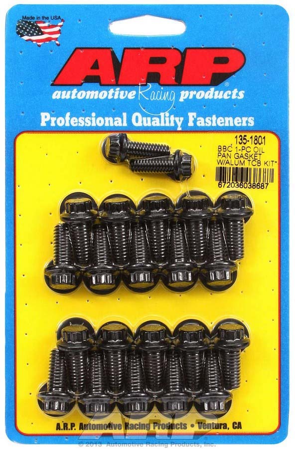 ARP 135-1801 BBC Oil Pan Bolt Kit - 12pt.