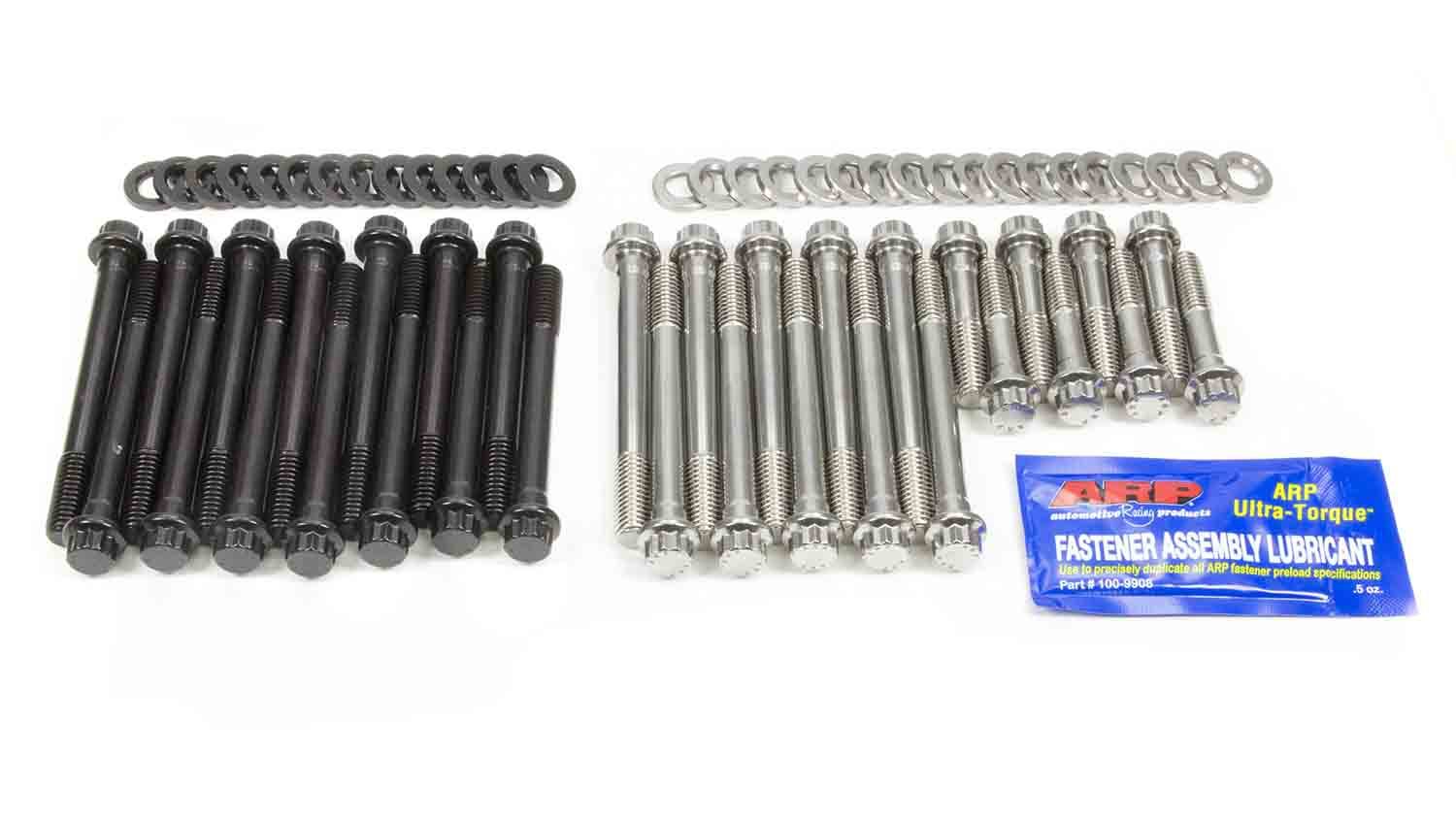 ARP 135-3704 BBC Head Bolt Kit 12pt w/S.S.Outer Bolts