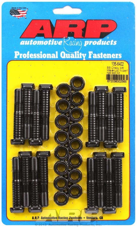 ARP 135-6402 BBC Rod Bolt Kit - Fits 396-427 w/3/8