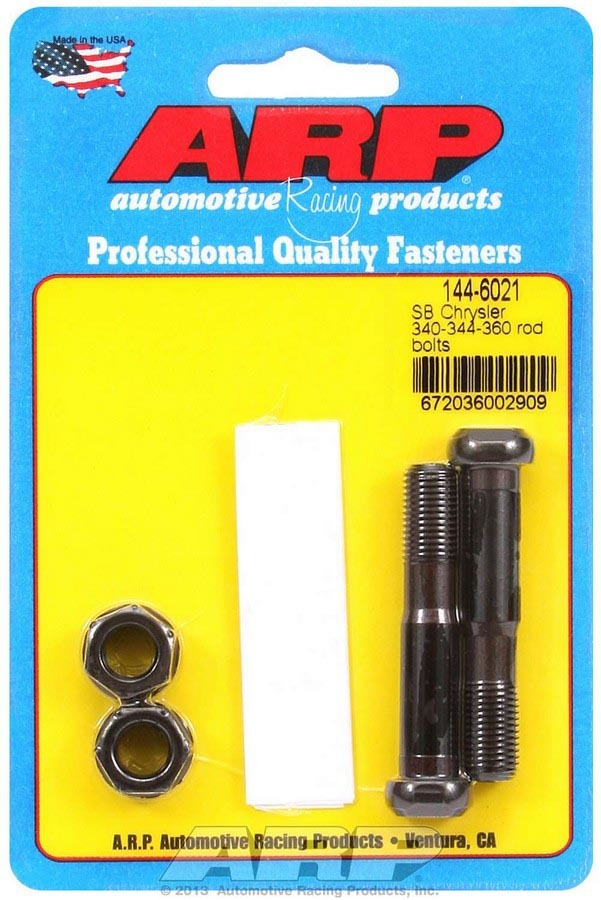 ARP 144-6021 SBM Rod Bolt Kit - Fits 318/340/360 (2)
