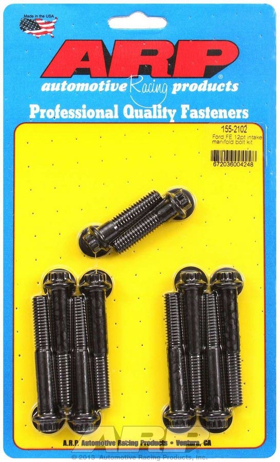 ARP 155-2102 Ford Intake Bolt Kit - 12pt. FE