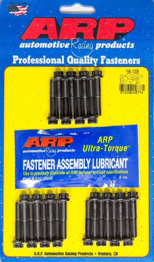 ARP 156-1006 Cam Phaser Retaining Bolt Kit For 5.0L Coyote