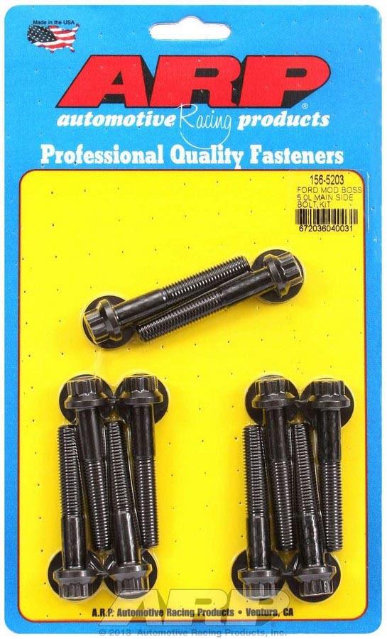 ARP 156-5203 Ford Main Cap Side Bolt Kit - Boss 5.0L Mod Blk
