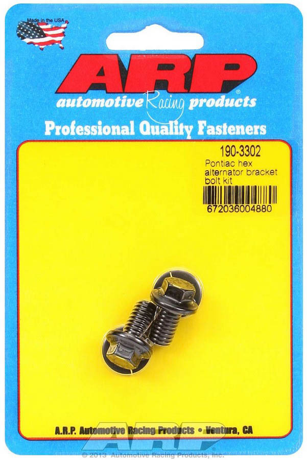 ARP 190-3302 Pontiac 6pt Alternator Bracket Bolt Kit