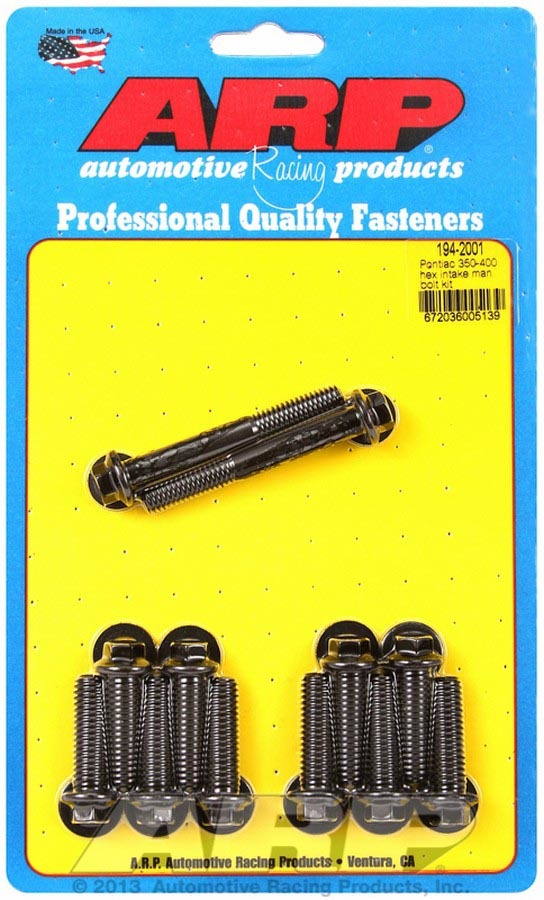 ARP 194-2001 Pontiac Intake Bolt Kit
