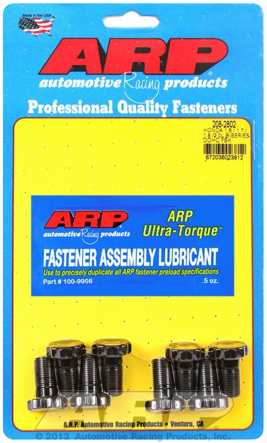 ARP 208-2802 Honda Flywheel Bolt Kit Fits 1.8/2.0L DOHC