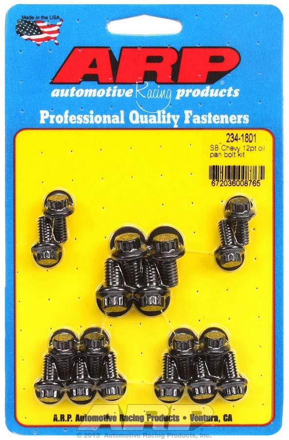 ARP 234-1801 SBC Oil Pan Bolt Kit
