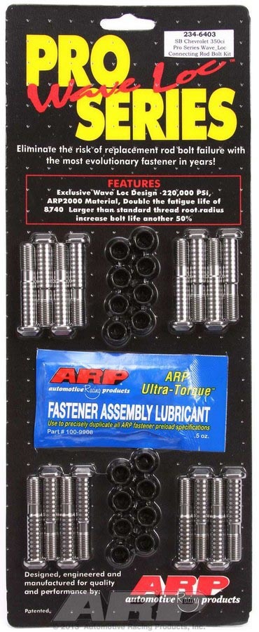 ARP 234-6403 SBC Rod Bolt Kit - Fits 305/307/350