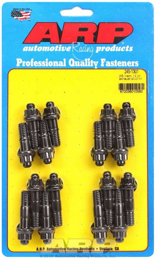 ARP 245-1301 Exhaust Stud Kit - 12pt. KB Hemi