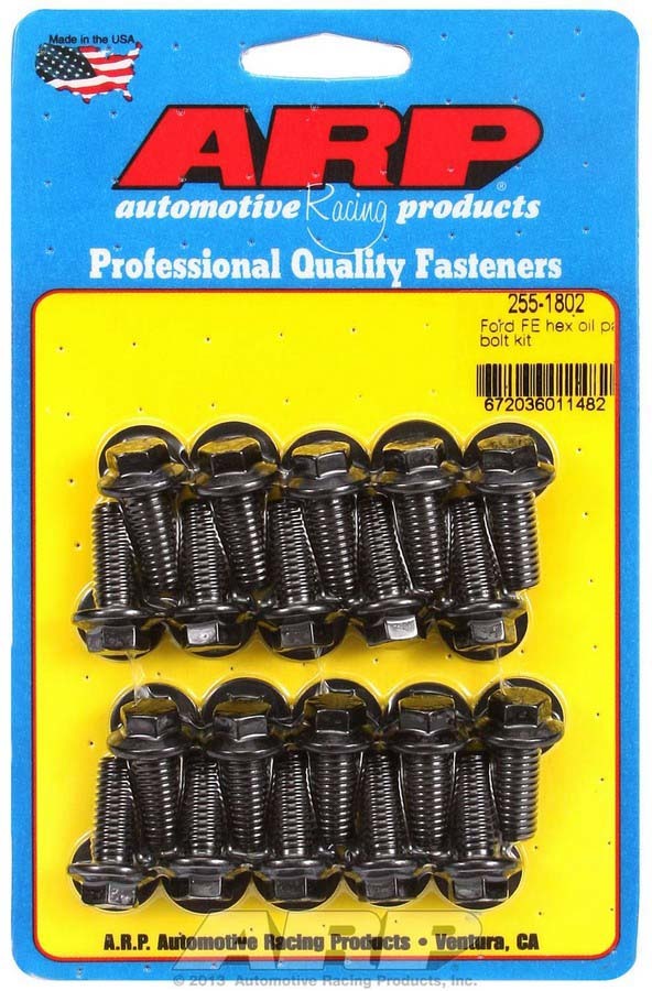 ARP 255-1802 Oil Pan Bolt Kit - 6pt. Ford FE