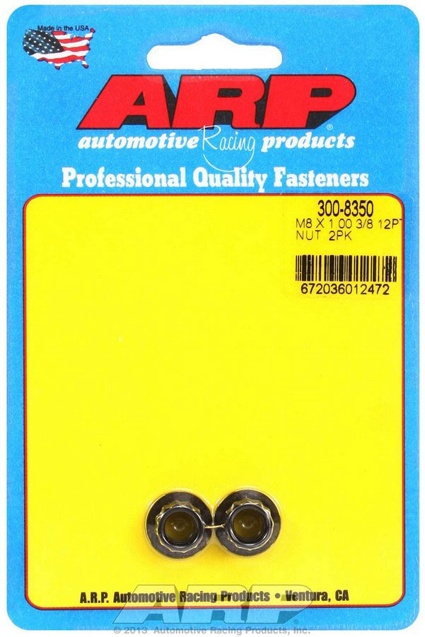 ARP 300-8350 8mm x 1.00 12pt Nut Kit (2pk)