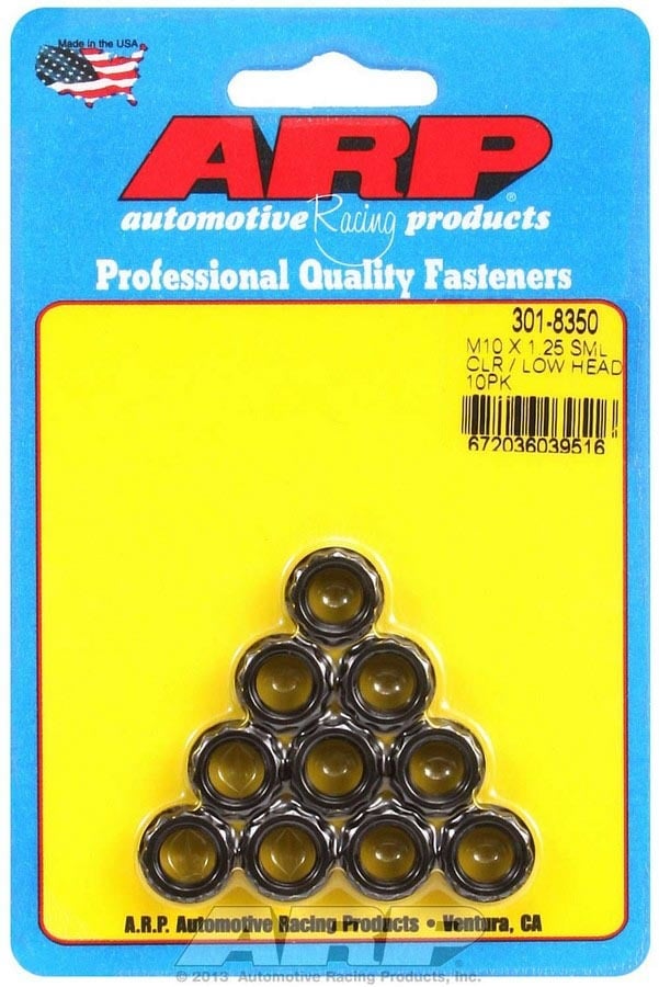 ARP 301-8350 10mm x 1.25 12pt Nuts 10pk